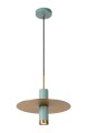 Lampa wisząca Selin turkusowa