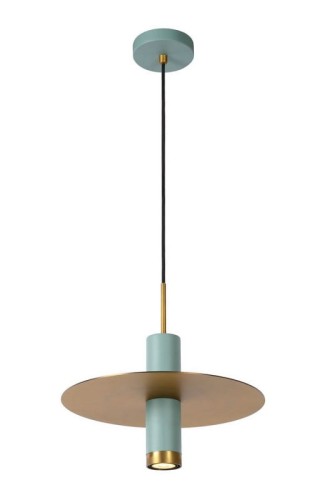 Lampa wisząca Selin turkusowa