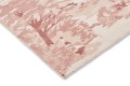 Beżowo Różowy Dywan Drukowany - LANDSCAPE TOILE LIGHT PINK