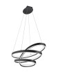 Czarna lampa wisząca Cinque LED