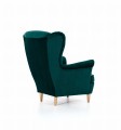 Fotel uszak glamour pikowany Aros