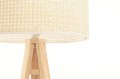 Lampa stojąca Boho Bali rattanowy abażur S