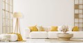 Lampa stojąca Boho Bali rattanowy abażur M