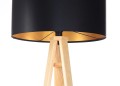 Lampa podłogowa Tripod złote wnętrze