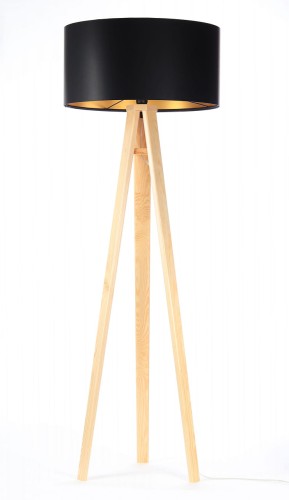 Lampa podłogowa Tripod złote wnętrze