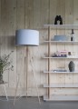 Lampa podłogowa Tripod Wood biała Zuiver