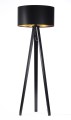 Lampa podłogowa Tripod złote wnętrze