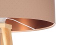 Lampa podłogowa Tripod pikowana eko skóra