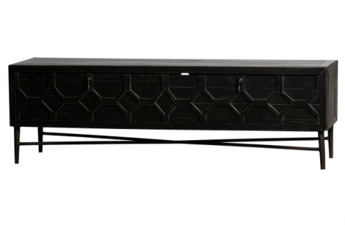 SZAFKA RTV BEQUEST CZARNY 160 