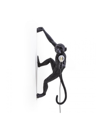 Lampa ścienna Monkey czarna prawa Seletti