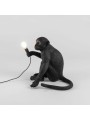 Lampa stołowa Monkey czarna Seletti