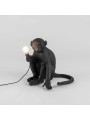Lampa stołowa Monkey czarna Seletti