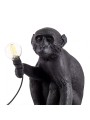 Lampa stołowa Monkey czarna Seletti