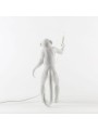 Lampa stołowa Monkey standing biała Seletti