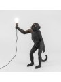 Lampa stołowa Monkey standing czarna Seletti