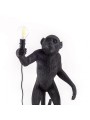 Lampa stołowa Monkey standing czarna Seletti