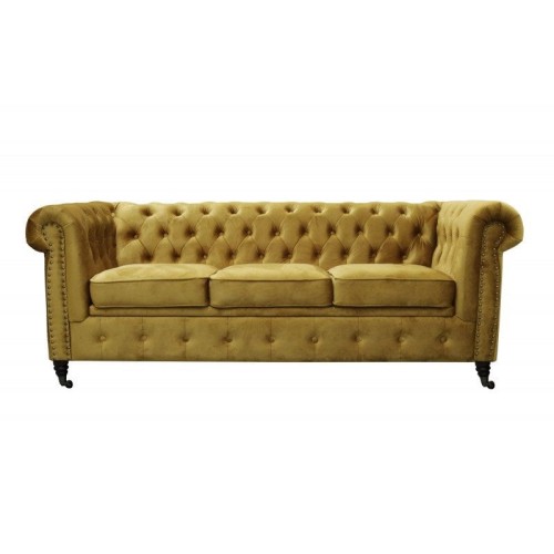 Klasyczna sofa Chesterfield 3-osobowa z funkcją spania Bristol