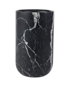 Wazon Fajen marmurowy czarny