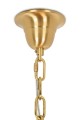 Lampa wisząca TIFFANY biała naturalne pióra