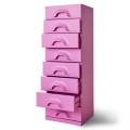 Komoda z szufladami różowy