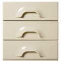 Komoda kremowa z 8-ma szufladami HKLiving