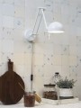 BIAŁA LAMPA ŚCIENNA GLASGOW Romi