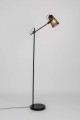 Czarna lampa podłogowa Focus - White Label Living 