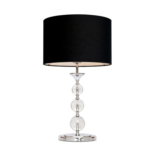 Lampa stołowa REA czarny chrom