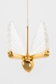 Lampa wisząca Butterfly Disc 5 złota