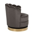 Fotel obrotowy Mila Stone Velvet RICHMOND