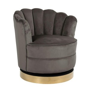 Fotel obrotowy Mila Stone Velvet RICHMOND