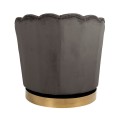 Fotel obrotowy Mila Stone Velvet RICHMOND