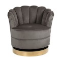Fotel obrotowy Mila Stone Velvet RICHMOND