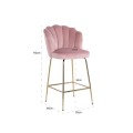 Krzesło barowe Pippa Pink RICHMOND