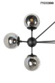 Lampa wisząca ASTRIFERO 10 czarna Moosee