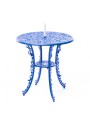 Ogrodowy stolik kawowy Seletti niebieski
