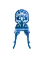 Ogrodowe krzesło Seletti niebieskie