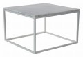 Stolik kawowy Accent blat biały marmur 75x75