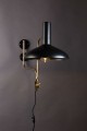 Lampa ścienna Devi czarna