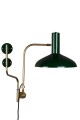 Lampa ścienna Devi zielona