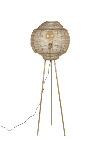 Lampa podłogowa Meezan złota