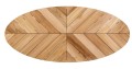 Owalny stół jadalniany ogrodowy Brandon 240 x 110