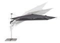 Nowoczesny Parasol ogrodowy Aries ciemnoszary 4x4