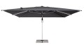 Nowoczesny Parasol ogrodowy Aries ciemnoszary 4x4