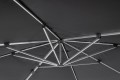 Nowoczesny Parasol ogrodowy Aries ciemnoszary 4x4