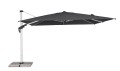 Nowoczesny Parasol ogrodowy Aries ciemnoszary 4x4