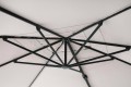 Nowoczesny Parasol ogrodowy Aries natural 4x4