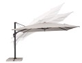 Nowoczesny Parasol ogrodowy Aries natural 4x4