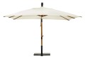 Parasol ogrodowy z elementem drewnianym Boho Bali 3x4