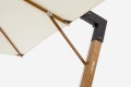 Parasol ogrodowy z elementem drewnianym Boho Bali 3x3